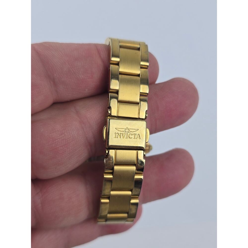 Invicta Muppets Kermit the frog Ladies gold tone Watch Limited Ed. fresh Battery - Picture 9 of 12